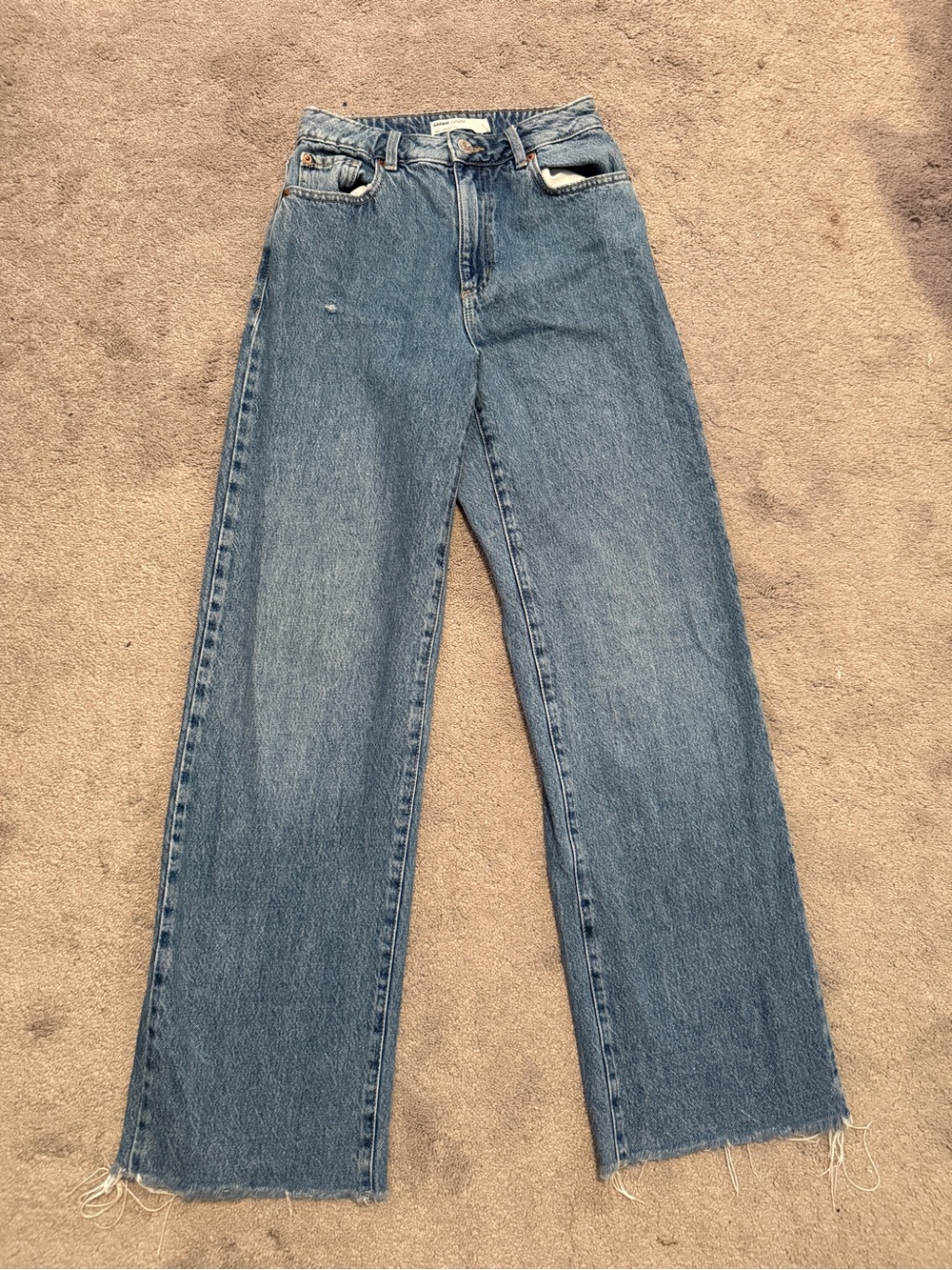 Garage Women's Wide-Leg Jeans in Light Blue Wash